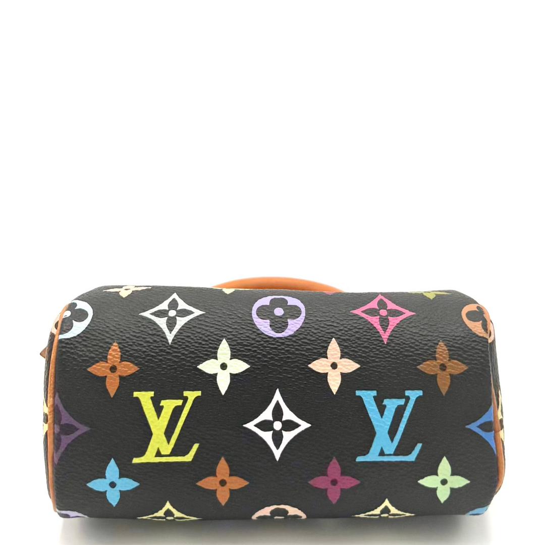 Monogram Multicolour Black Mini Sac HL Speedy Handbag