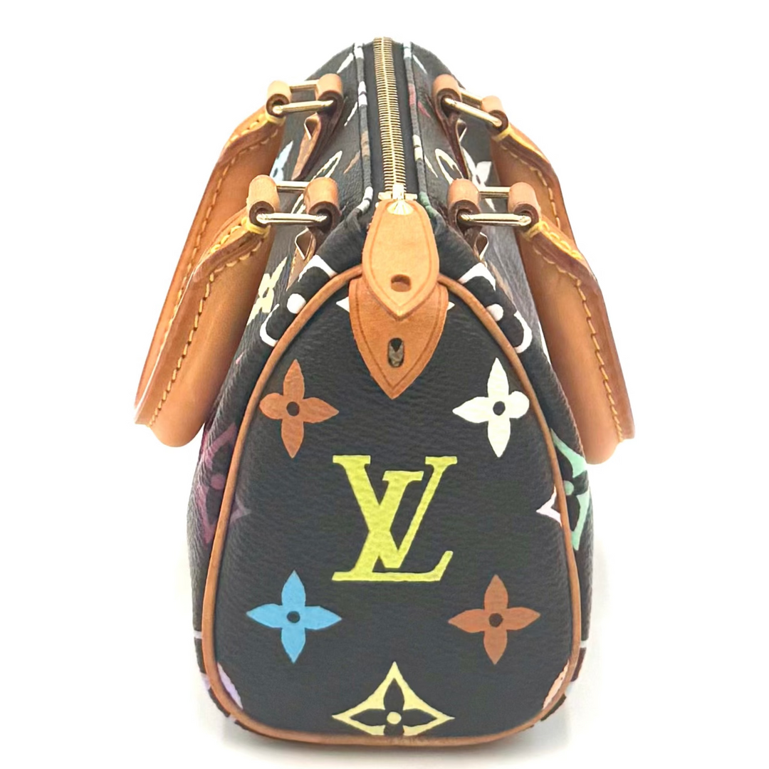 Monogram Multicolour Black Mini Sac HL Speedy Handbag