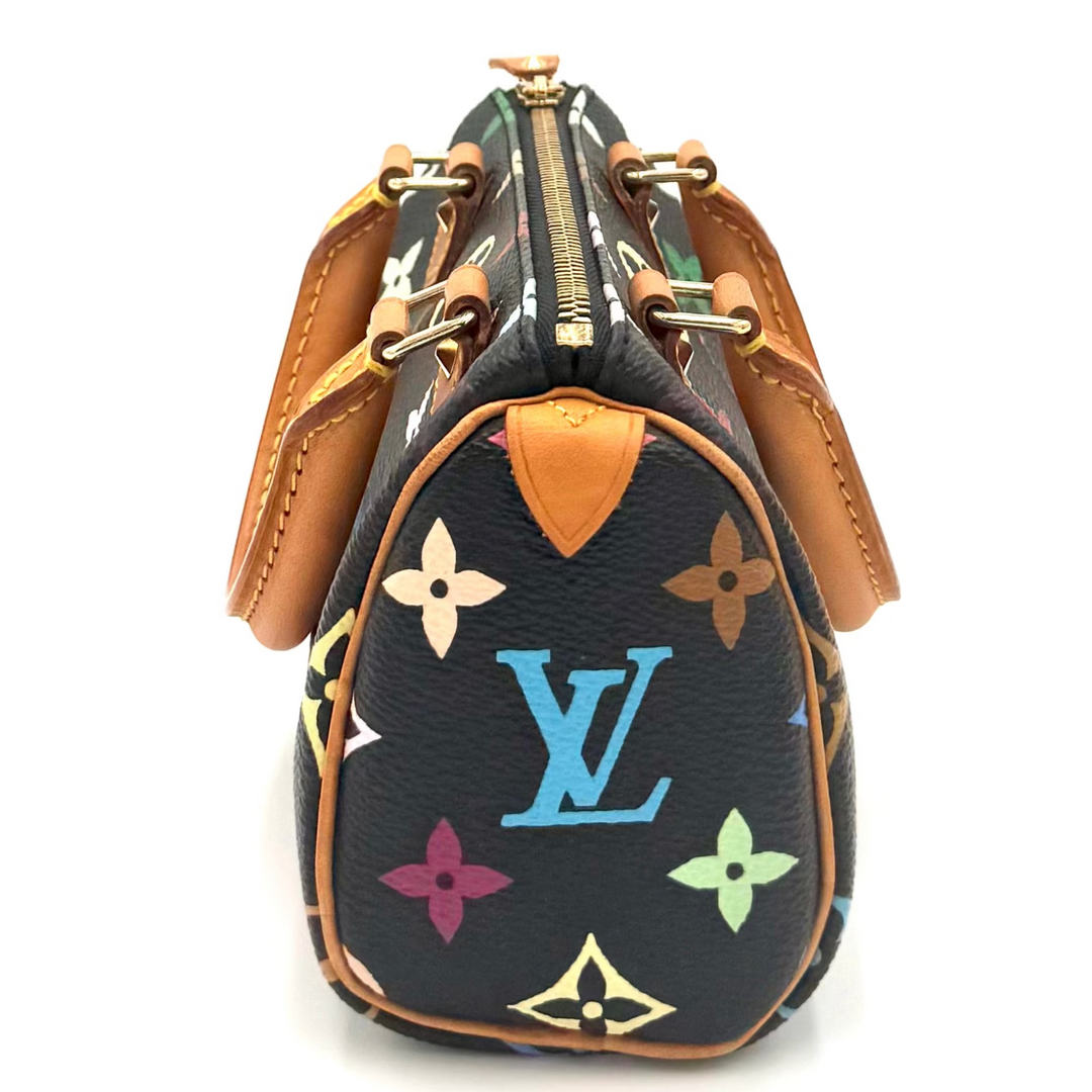 Monogram Multicolour Black Mini Sac HL Speedy Handbag