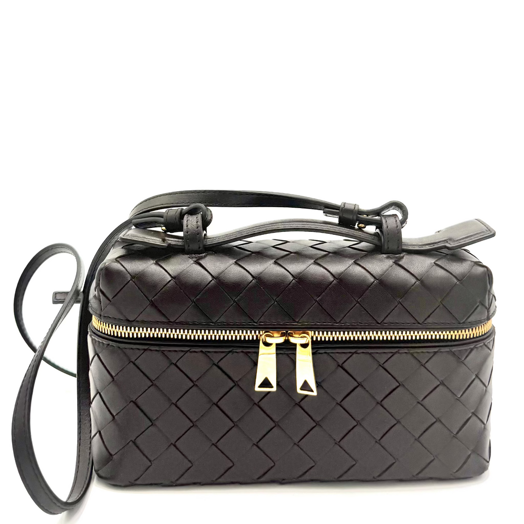 Bang Bang Intrecciato Leather Bag