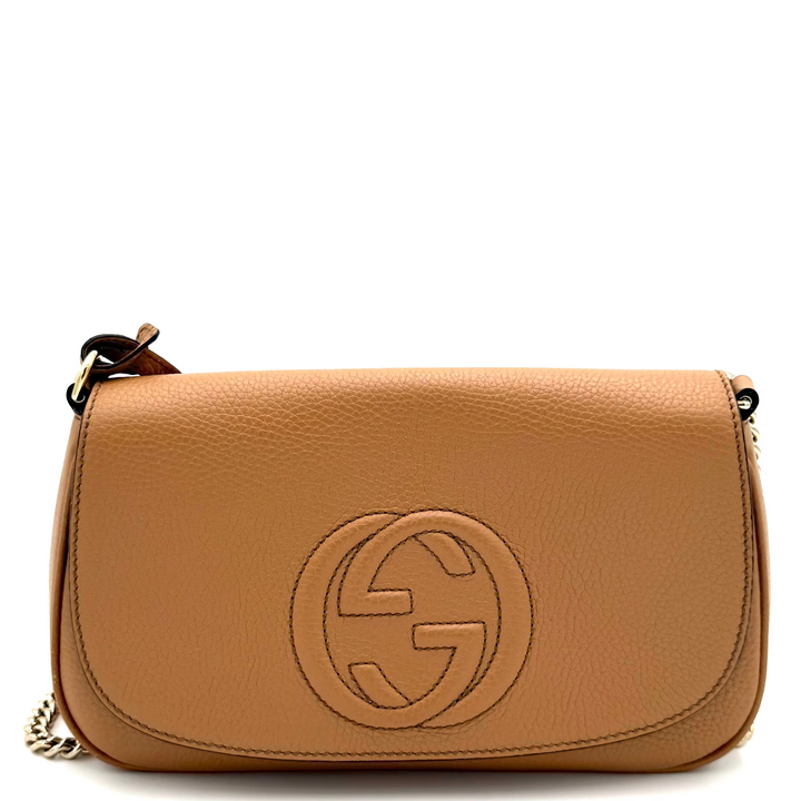 Leather Medium Soho Chain Crossbody Bag