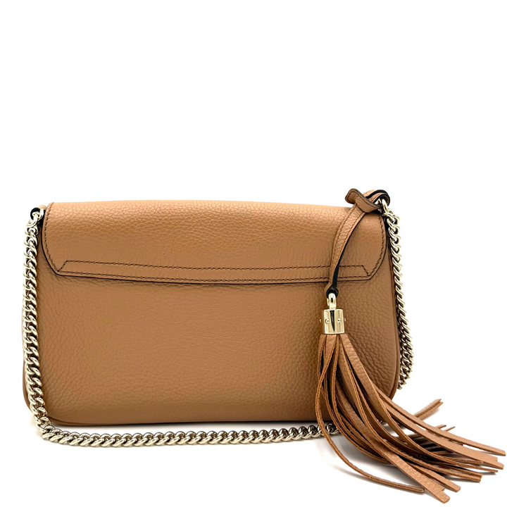 Leather Medium Soho Chain Crossbody Bag