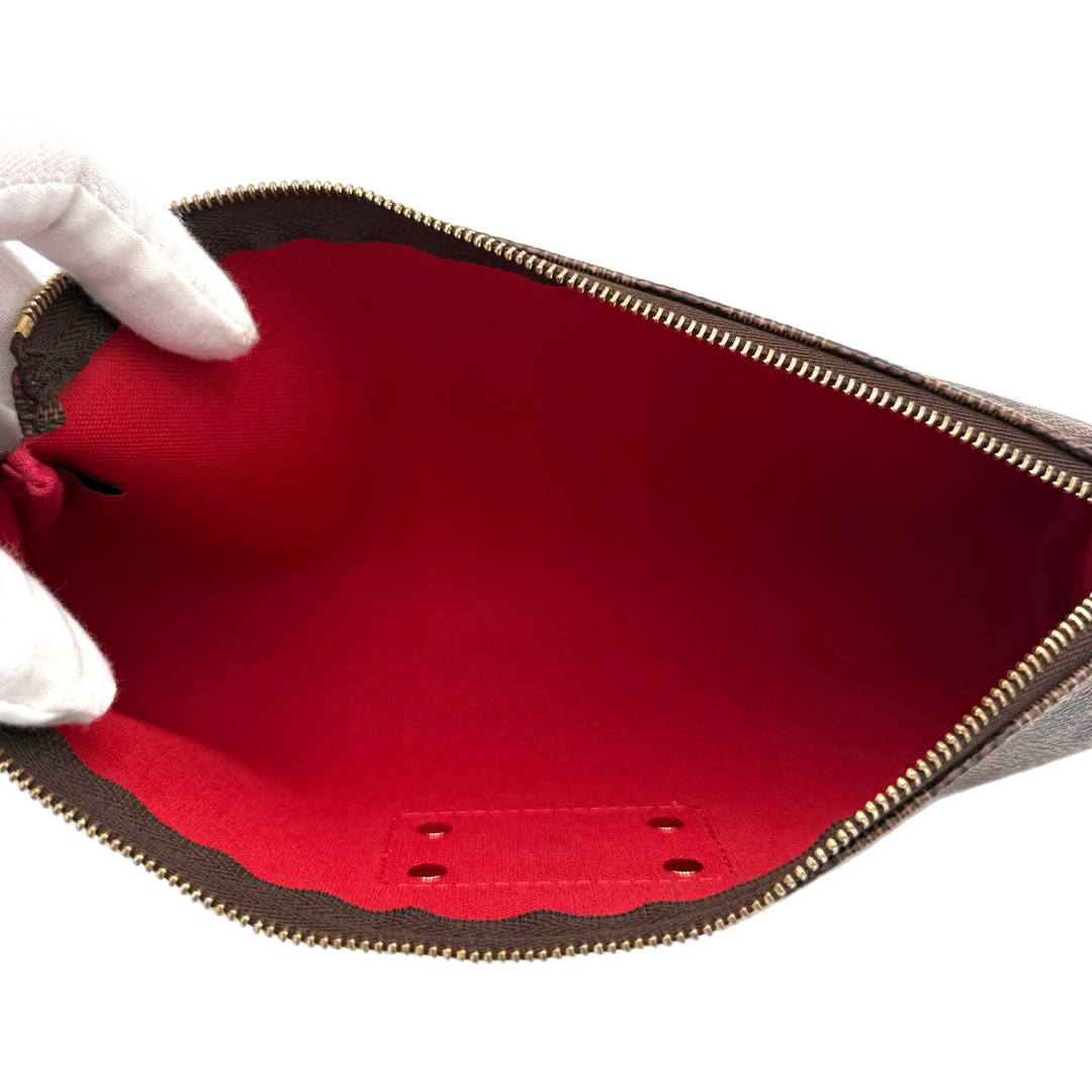 Eva Damier Ebene Canvas Crossbody Bag