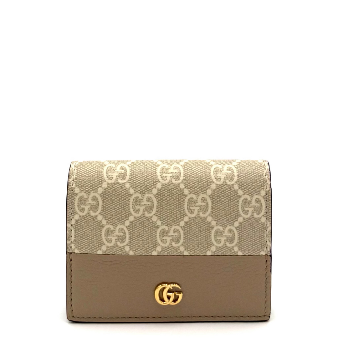Bi Colour GG Marmont Small Wallet