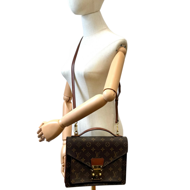 Vintage Monogram Canvas Monceau 26 Crossbody Bag