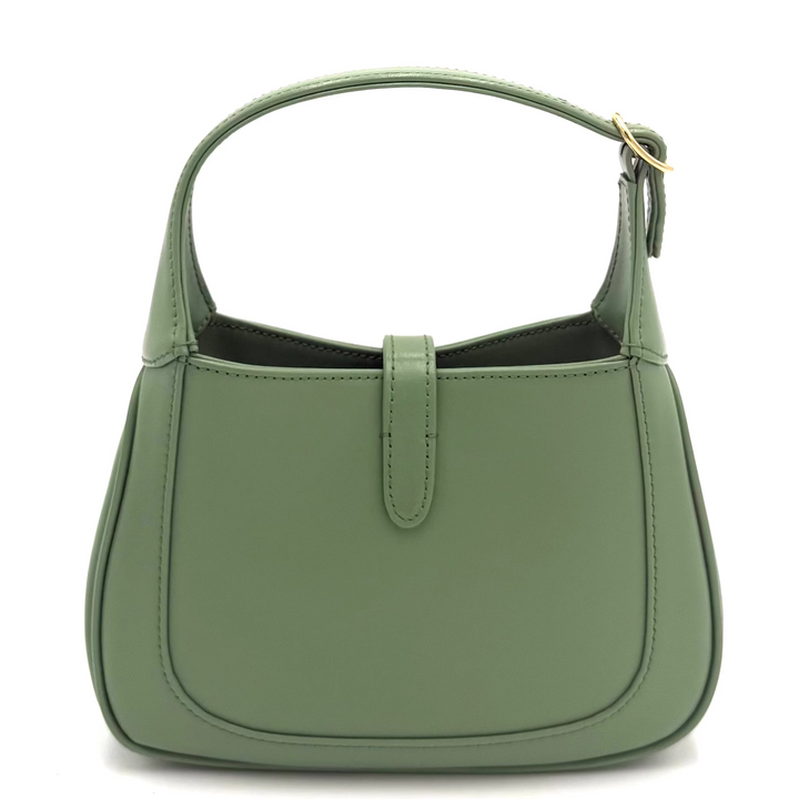 Jackie 1961 Lux Green Soil Grass Mini Leather Bag