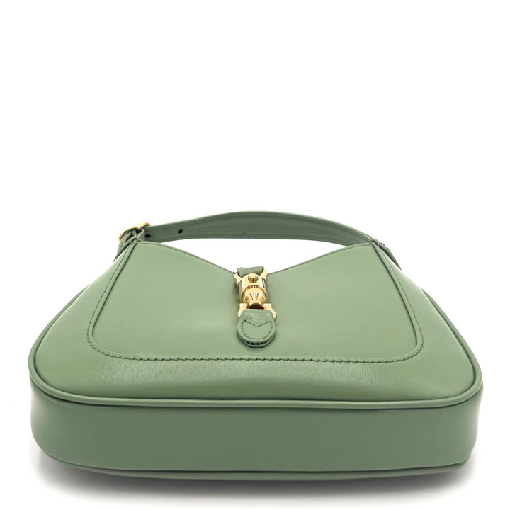 Jackie 1961 Lux Green Soil Grass Mini Leather Bag