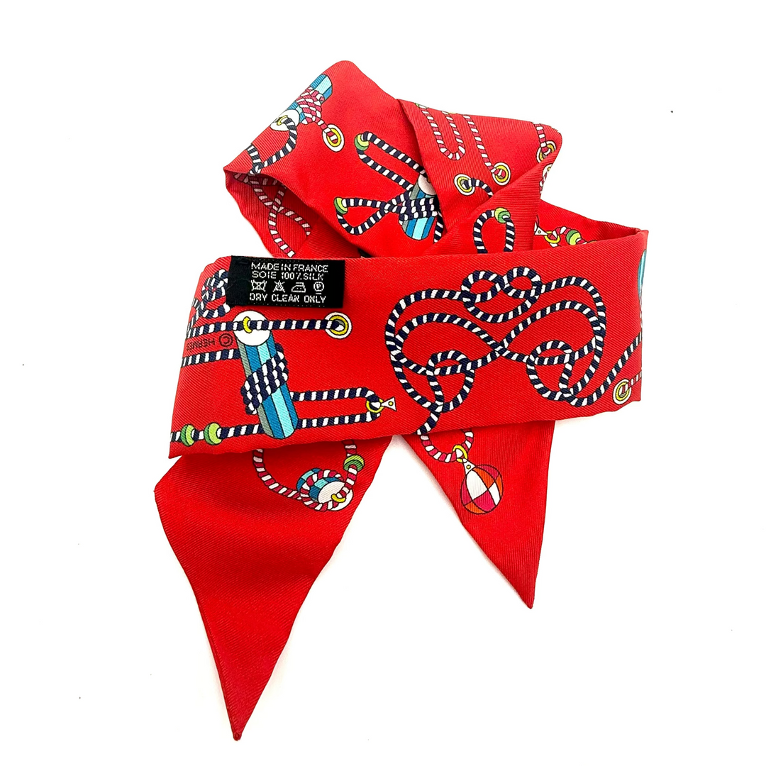 Cordages Silk Twilly Scarf
