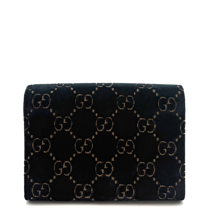 Dionysus Crystal Super Mini Velvet Bag