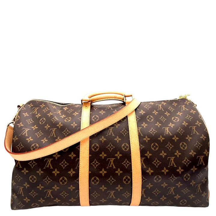 Keepall 55 Bandouliere Monogram Canvas Bag