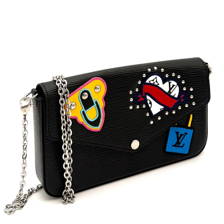 Stories Pochette Felicie Epi Leather Limited Edition Bag