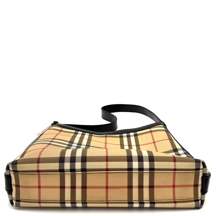 Burberry Nova Check Canvas Shoulder Bag