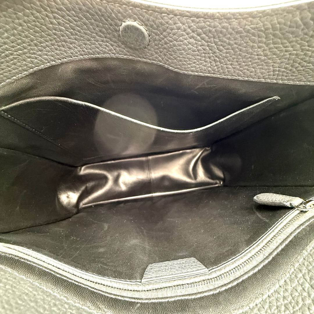 Jules Black Leather Bag