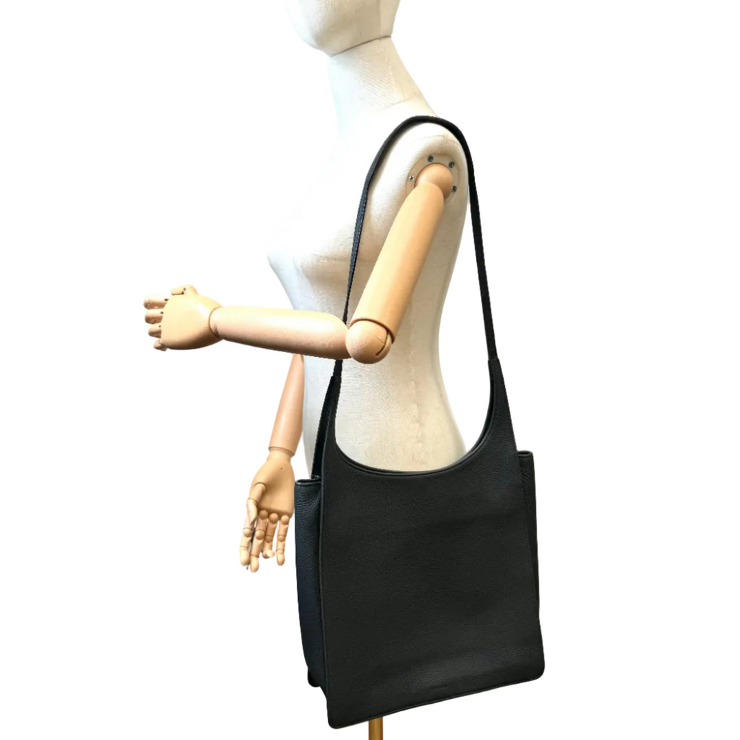 Jules Black Leather Bag