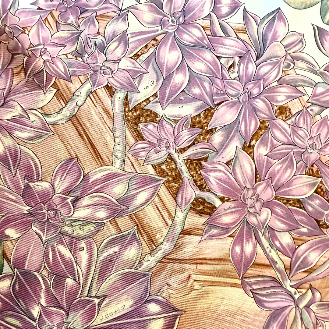 Jardin Secret Silk Scarf By Valerie Dawlat-Dumoulin