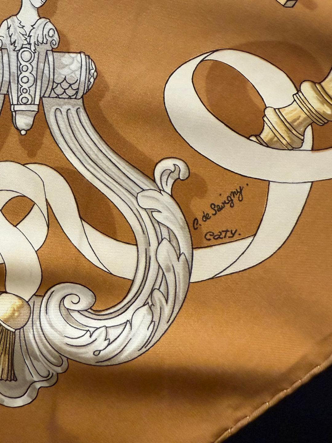 Ferronnerie Silk Scarf By Caty Latham