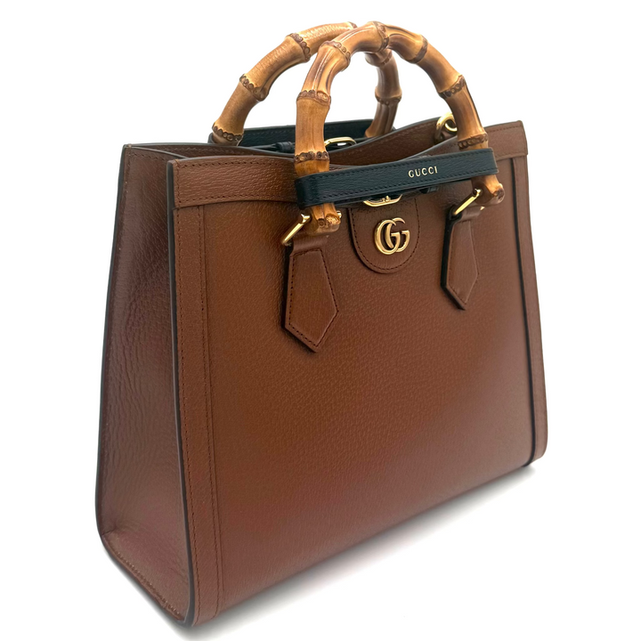 Diana Small Textured Leather Tote Bag
