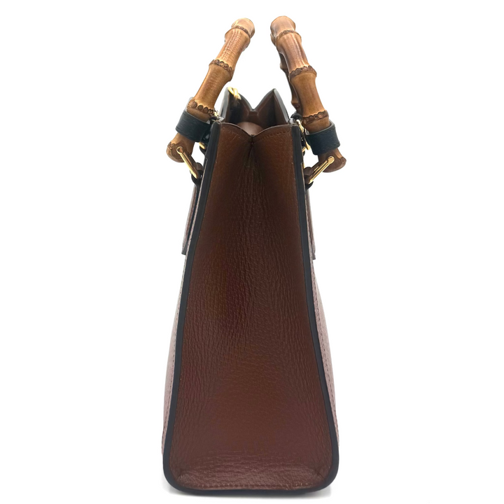 Diana Small Textured Leather Tote Bag