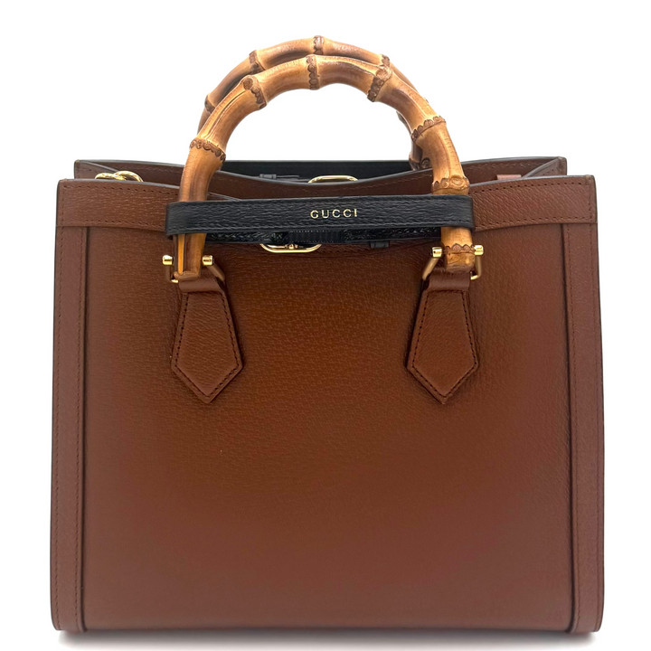 Diana Small Textured Leather Tote Bag