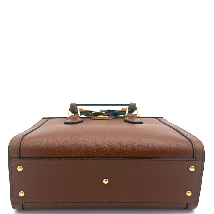 Diana Small Textured Leather Tote Bag