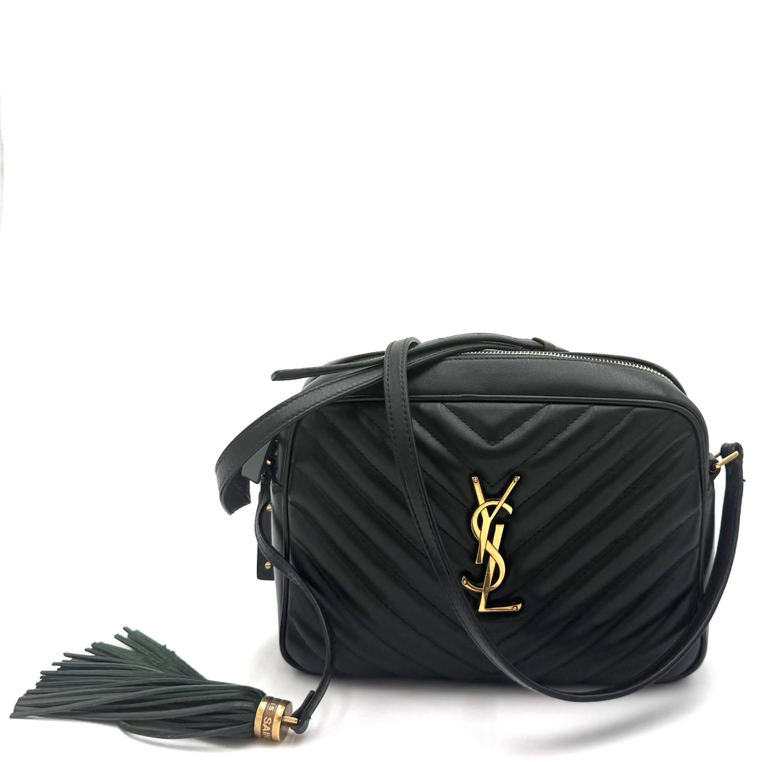 Small Lou Matelasse Calfskin Leather Bag