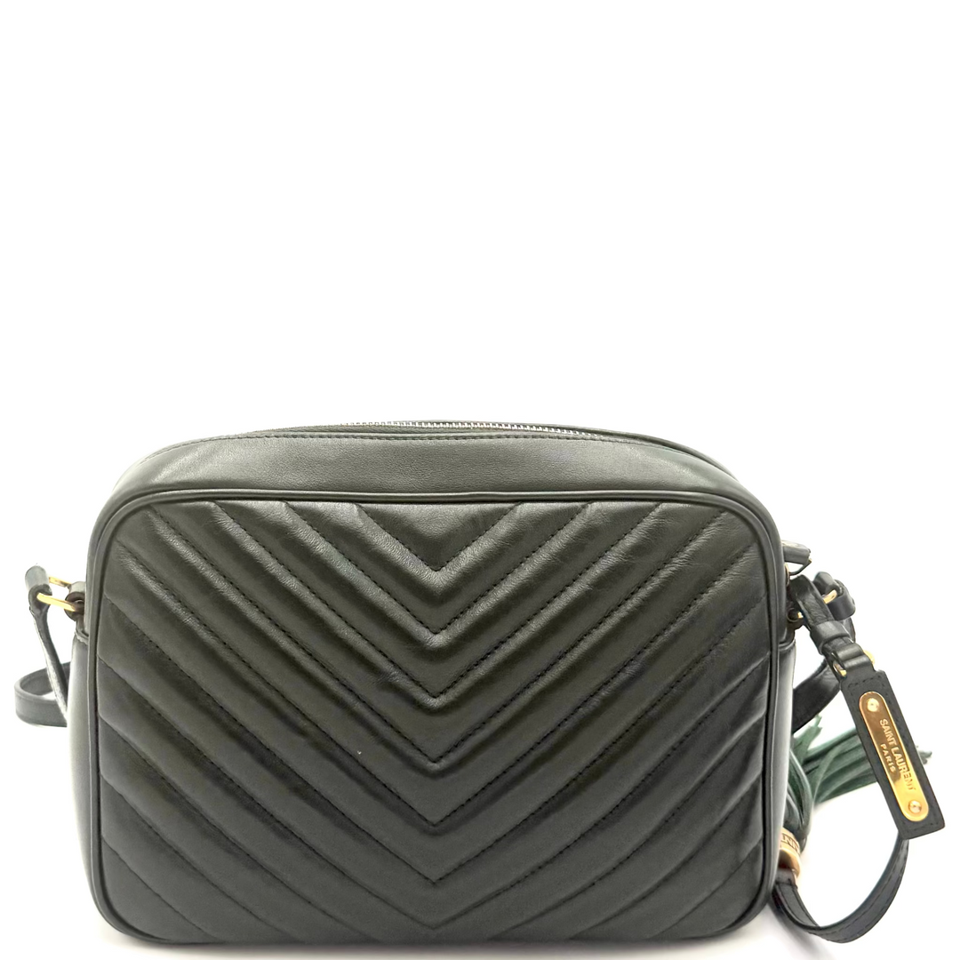 Small Lou Matelasse Calfskin Leather Bag