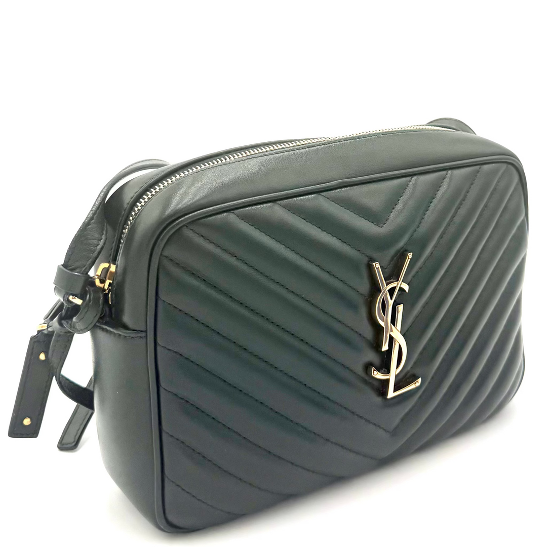 Small Lou Matelasse Calfskin Leather Bag