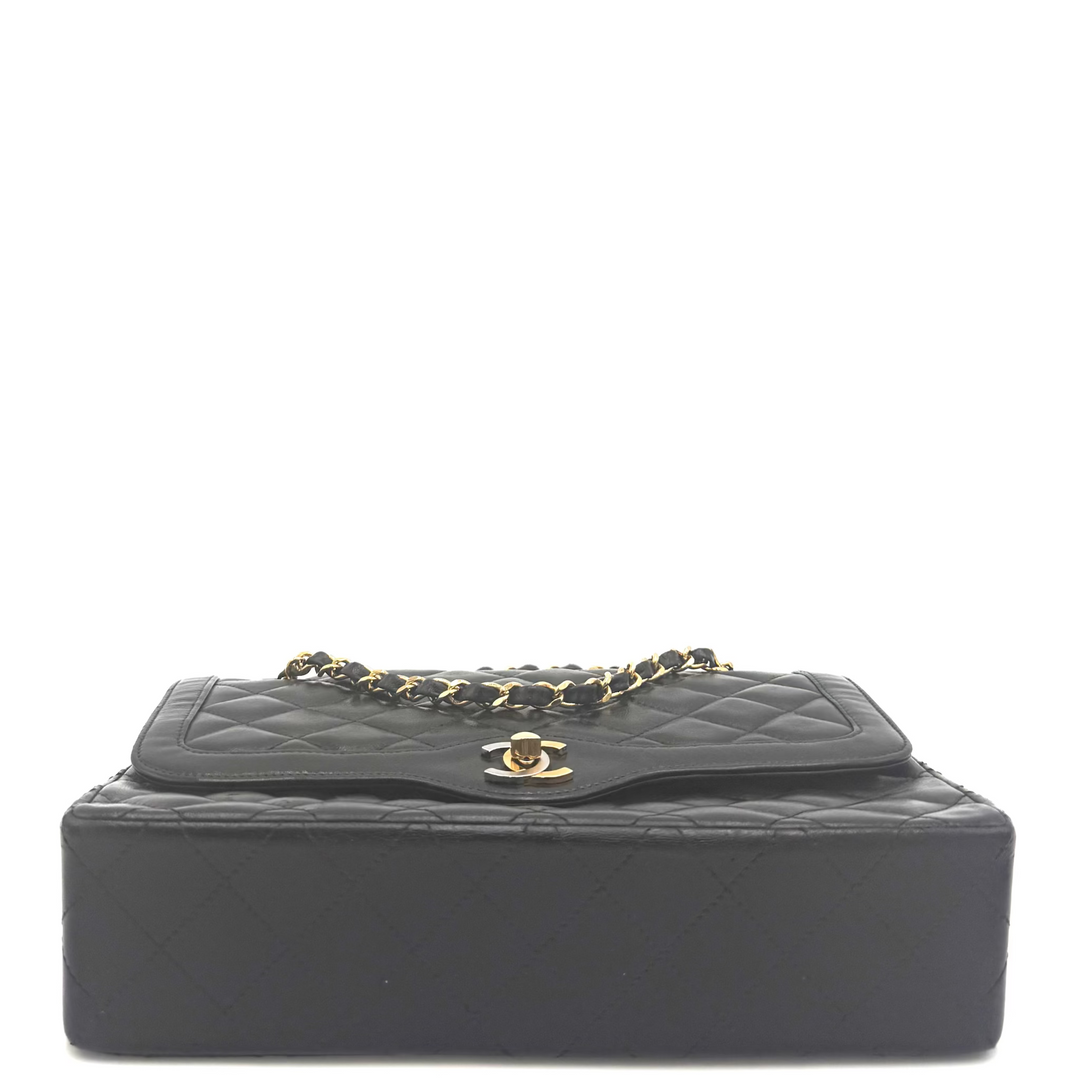 Paris Limited Edition Double Flap Lambskin Chain Bag