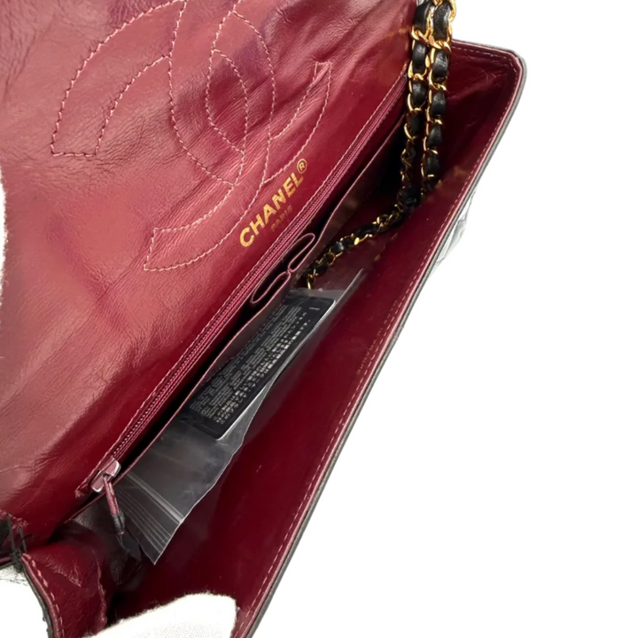 Paris Limited Edition Double Flap Lambskin Chain Bag