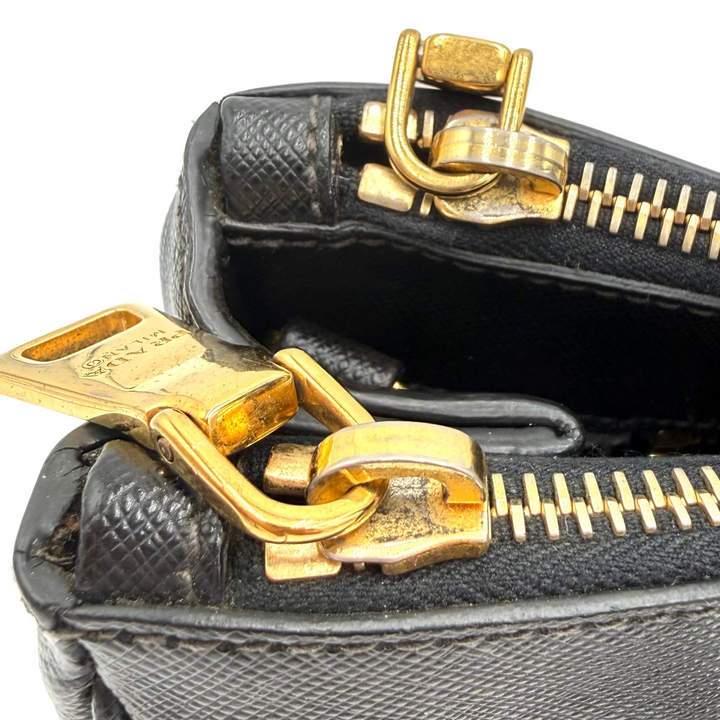 Galleria Saffiano Double Zip Medium Tote Bag
