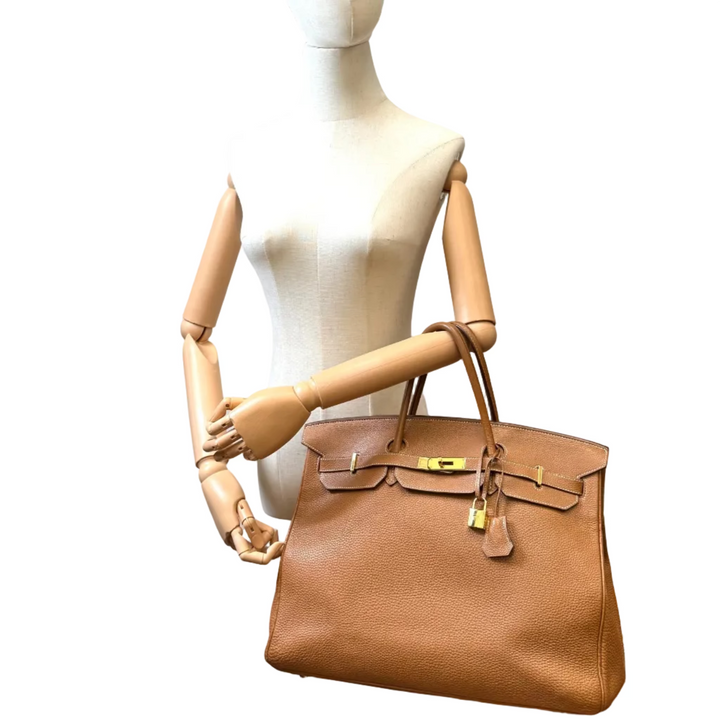 Birkin 40 Gold Togo Leather With Gold Hardware