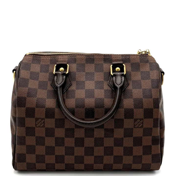 Damier Ebene Speedy 25 Bandouliere Crossbody Bag