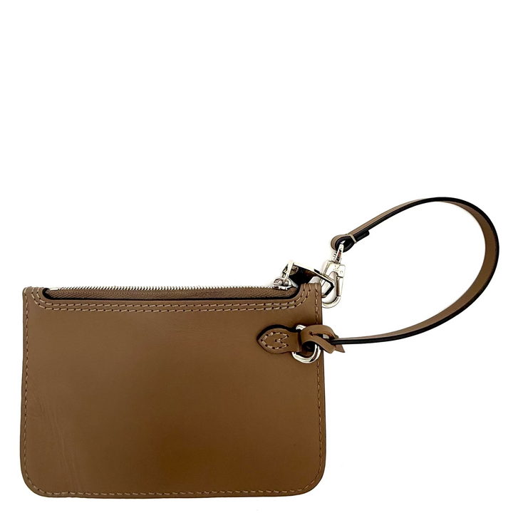 Leather Mini Pouch with Strap