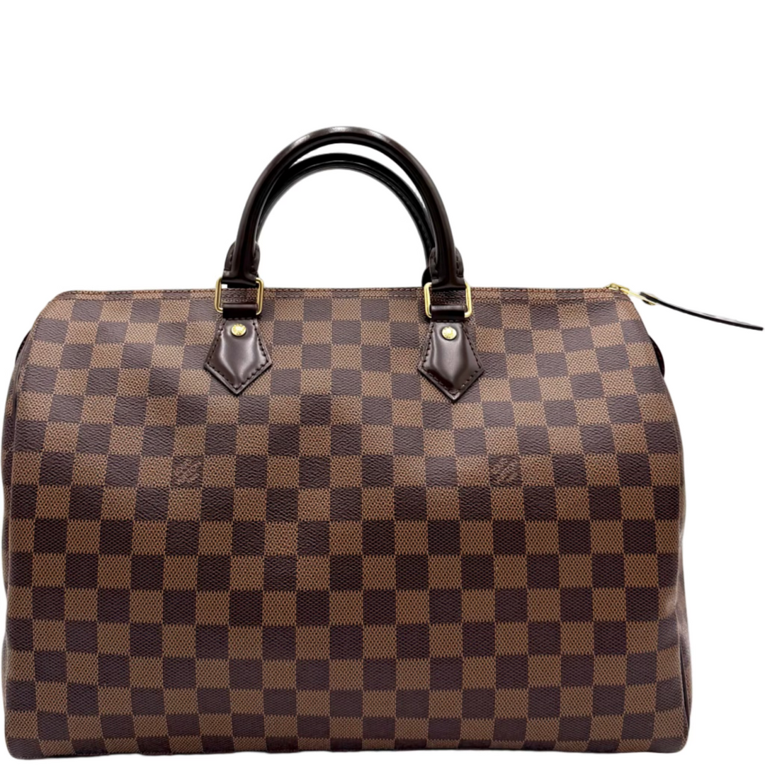 Speedy 35 Damier Ebene Canvas Bag