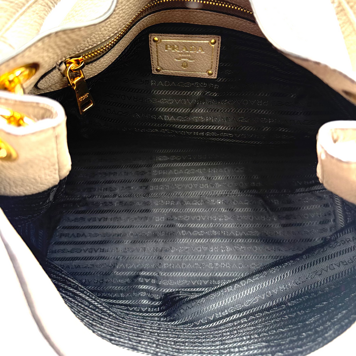 Vitello Phenix Logo Hobo Bag