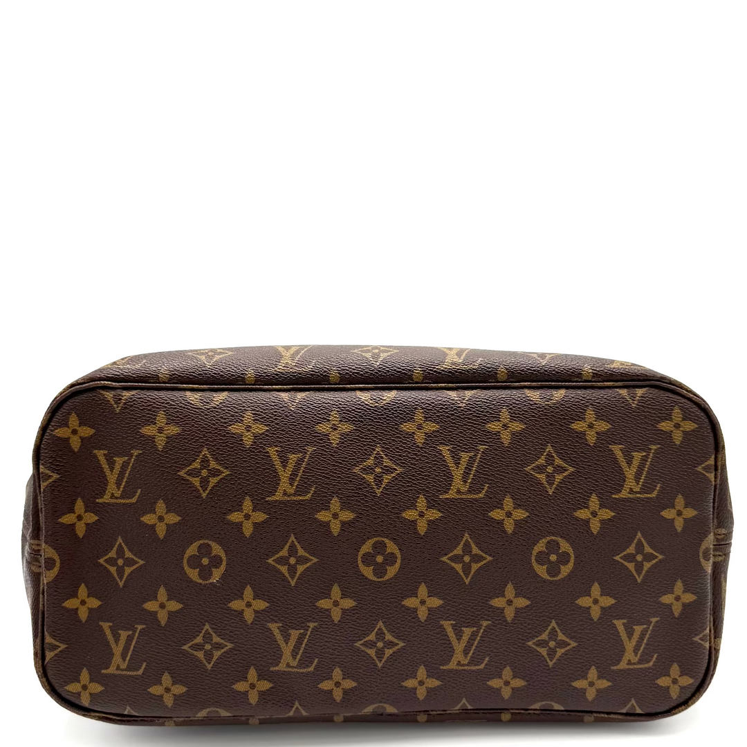 Monogram Canvas Neverfull MM with Pivoine Interior