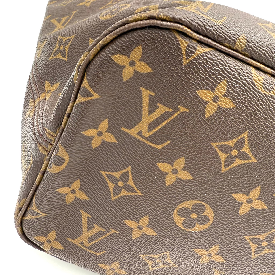 Monogram Canvas Neverfull MM with Pivoine Interior