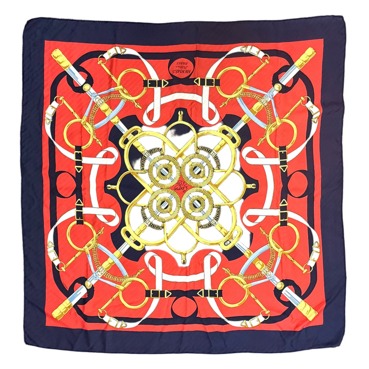 Eperon D'Or Silk Scarf By Henri d'Origny