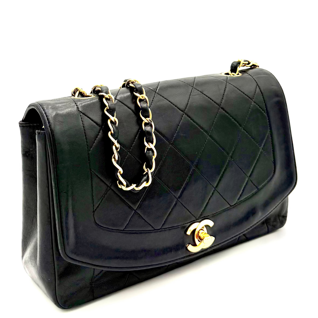 Vintage Classic Flap Diana Bag