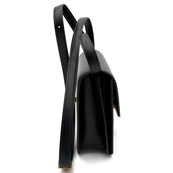 Classic Box Flap Teen Calfskin Leather Bag