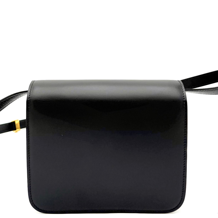 Classic Box Flap Teen Calfskin Leather Bag