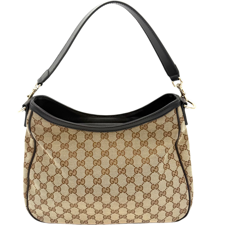 Sherry Line GG Canvas Web Hobo Shoulder Bag