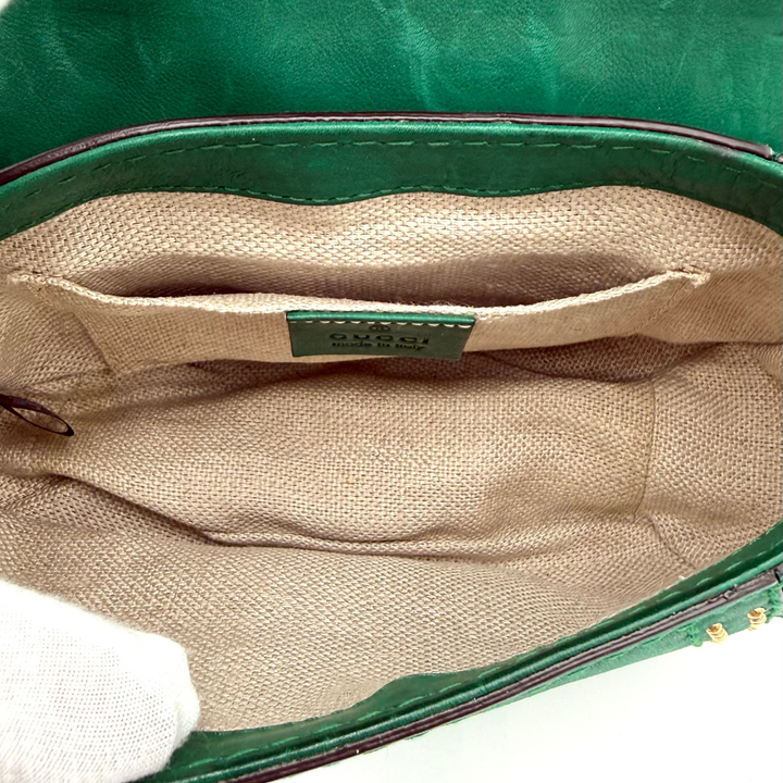 Green Snaffle Bit Crossbody Bag