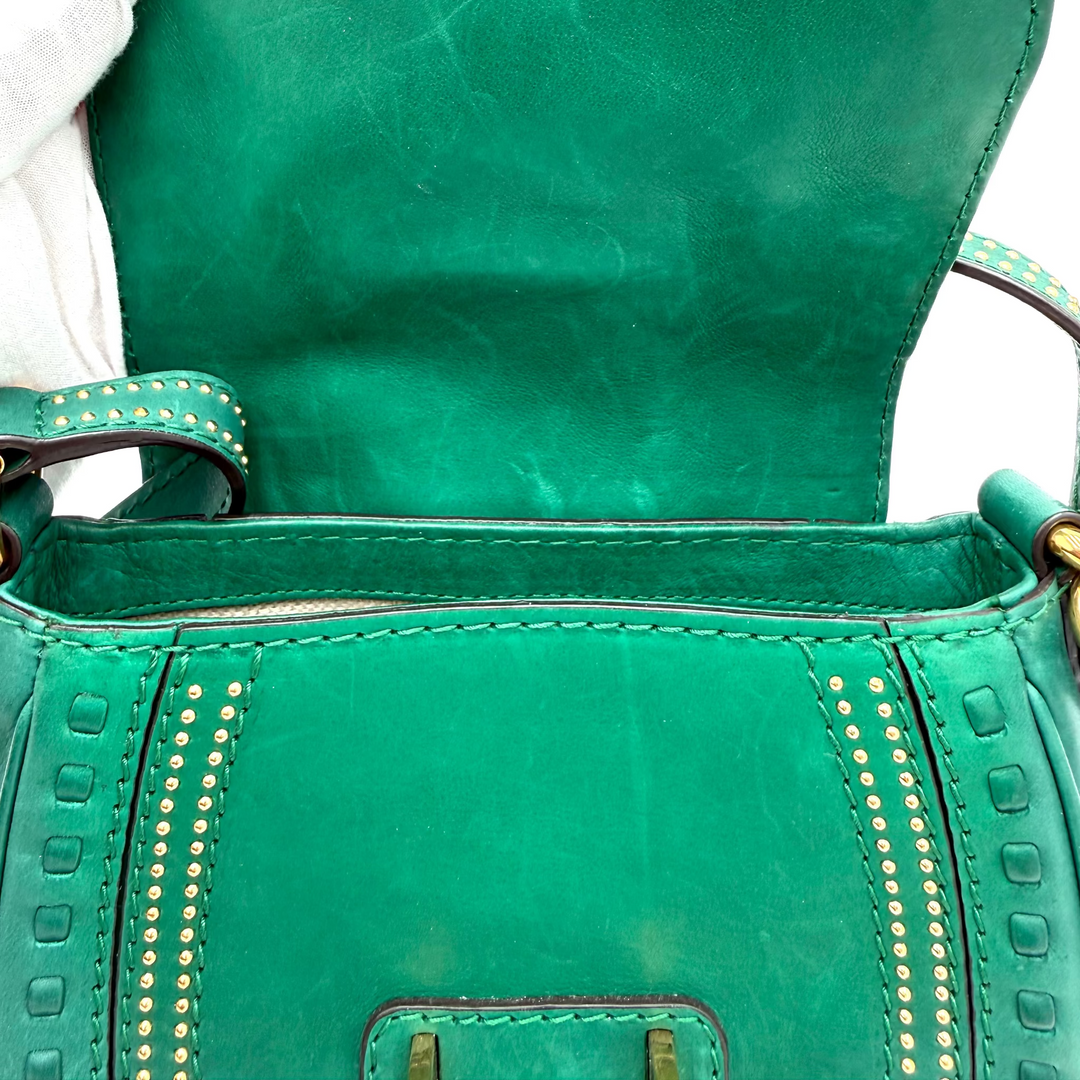 Green Snaffle Bit Crossbody Bag