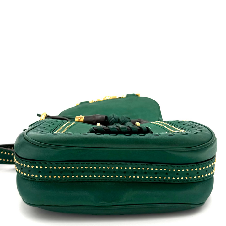 Green Snaffle Bit Crossbody Bag