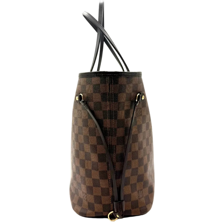 Neverfull MM Damier Ebene with Pink Interior