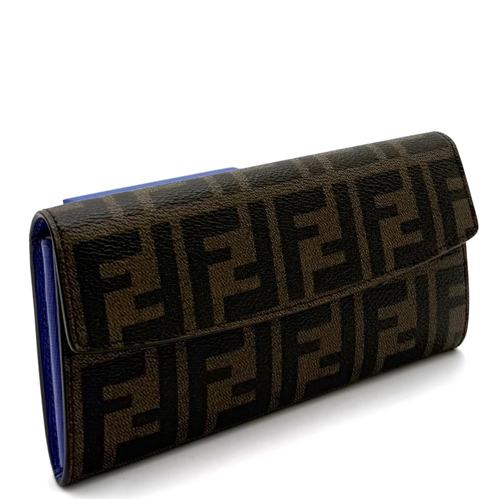 Fendi Zucca Canvas Continental Wallet