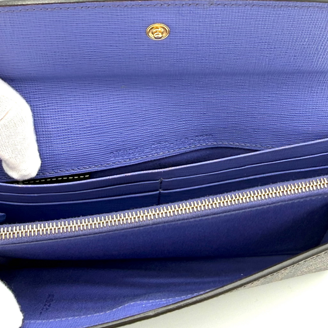 Fendi Zucca Canvas Continental Wallet