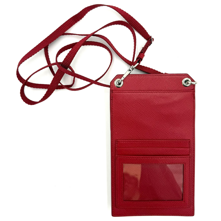 Saffiano Leather Phone/Card Holder Wallet