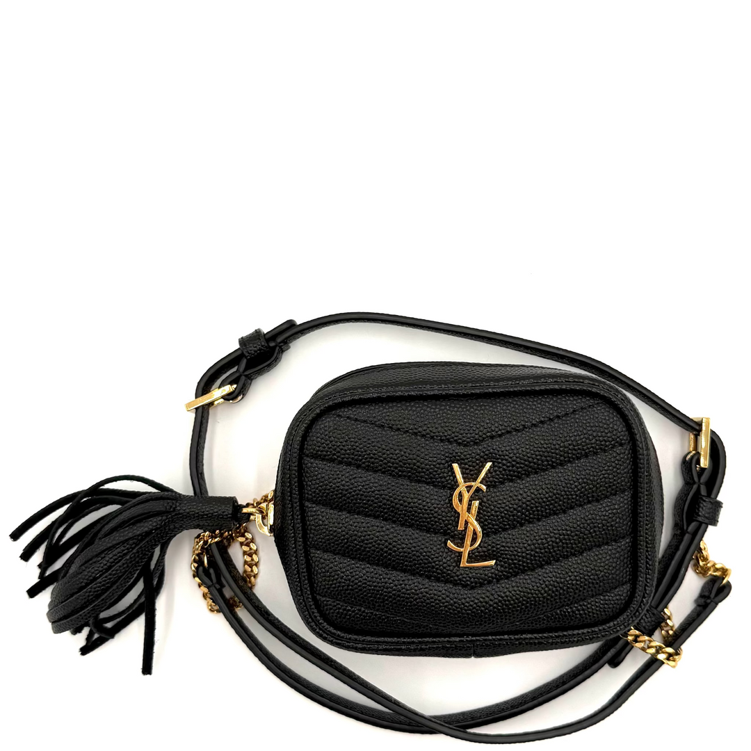 Baby Lou Grain de Poudre Crossbody Bag